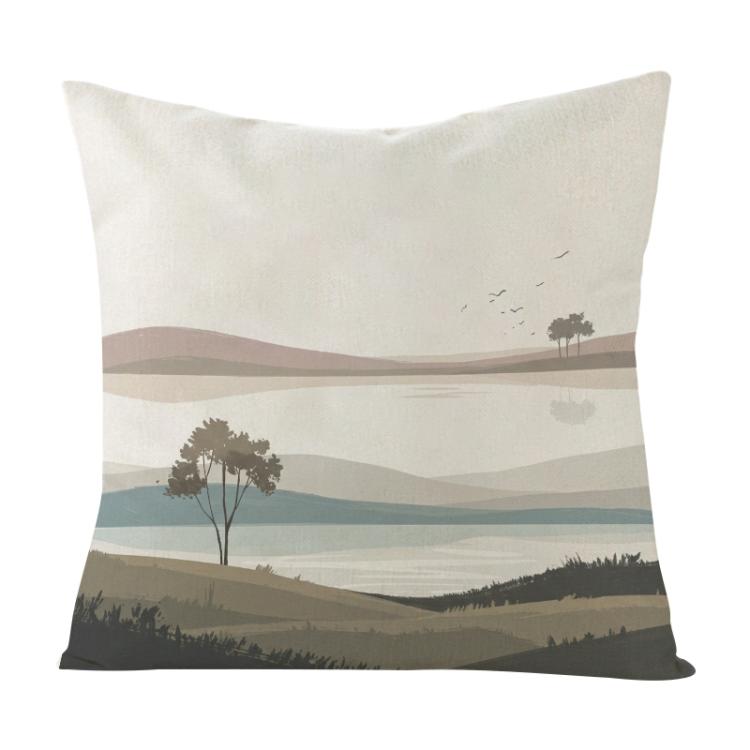 Scenery Printed Sofa Pillow With Core Print On Your Demand, 35x35cm, 40x40cm, 45x45cm, 50x50cm, 60x60cm