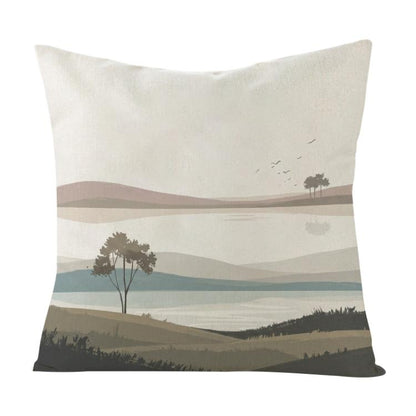 Scenery Printed Sofa Pillow With Core Print On Your Demand, 35x35cm, 40x40cm, 45x45cm, 50x50cm, 60x60cm