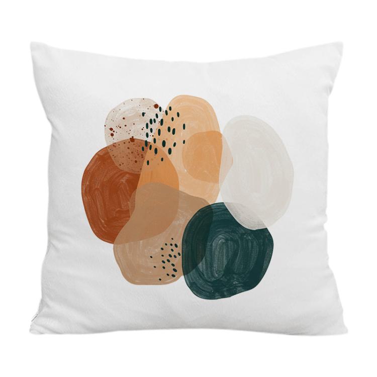 Watercolor Printed Sofa Pillow With Core Print On Your Demand, 35x35cm, 40x40cm, 45x45cm, 50x50cm, 60x60cm