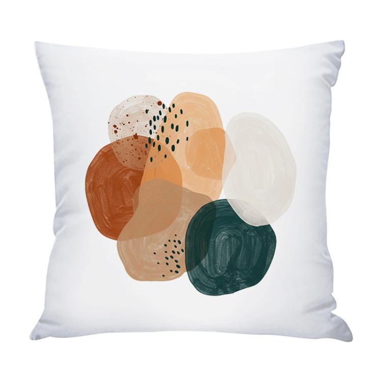 Watercolor Printed Sofa Pillow With Core Print On Your Demand, 35x35cm, 40x40cm, 45x45cm, 50x50cm, 60x60cm