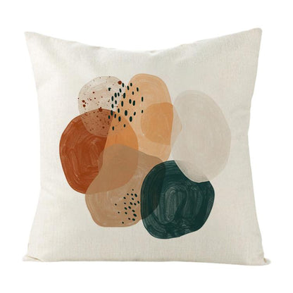 Watercolor Printed Sofa Pillow With Core Print On Your Demand, 35x35cm, 40x40cm, 45x45cm, 50x50cm, 60x60cm