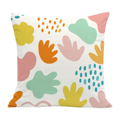Colorful Blocks Printed Sofa Pillow With Core Print On Your Demand, 35x35cm, 40x40cm, 45x45cm, 50x50cm, 60x60cm