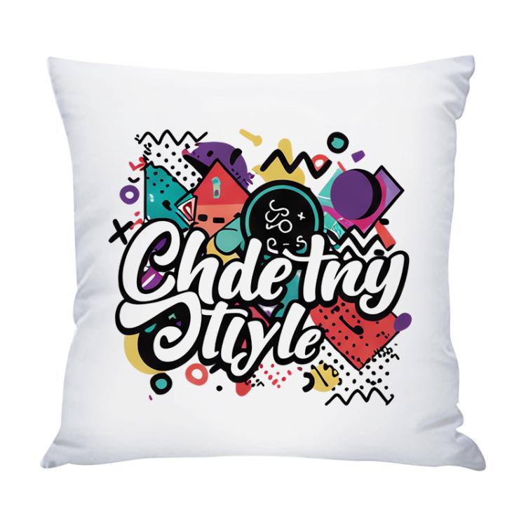 Graffiti Printed Sofa Pillow Case No Core Print On Your Demand, 35x35cm, 40x40cm, 45x45cm, 50x50cm, 60x60cm