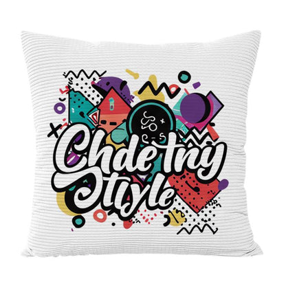 Graffiti Printed Sofa Pillow Case No Core Print On Your Demand, 35x35cm, 40x40cm, 45x45cm, 50x50cm, 60x60cm