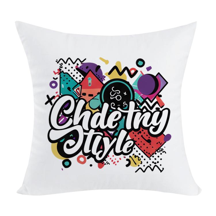 Graffiti Printed Sofa Pillow Case No Core Print On Your Demand, 35x35cm, 40x40cm, 45x45cm, 50x50cm, 60x60cm