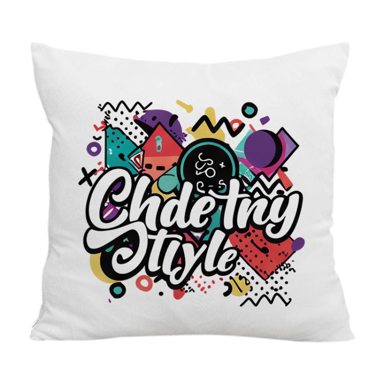 Graffiti Printed Sofa Pillow Case No Core Print On Your Demand, 35x35cm, 40x40cm, 45x45cm, 50x50cm, 60x60cm