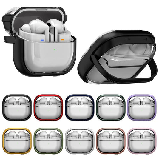 Funda híbrida de TPU y PC con soporte para Samsung Galaxy Buds 3/3 Pro