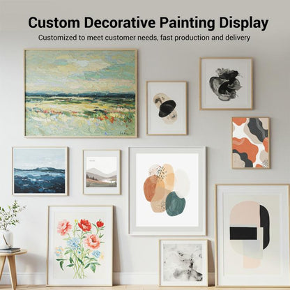 Fresh Leaves Decorative Painting with PS Frame Print On Your Demand, 15x20cm, 20x20cm, 30x30cm, 40x40cm, 50x50cm, 60x60cm, 70x70cm, 80x80cm, 90x90cm