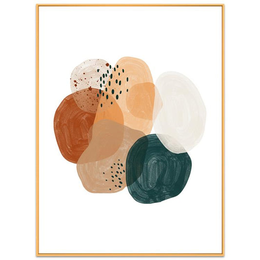 Peinture Décorative Aquarelle avec Cadre en Alliage d'Aluminium Impression sur Demande, 15x20cm, 20x20cm, 30x30cm, 40x40cm, 50x50cm, 60x60cm, 70x70cm, 80x80cm, 90x90cm