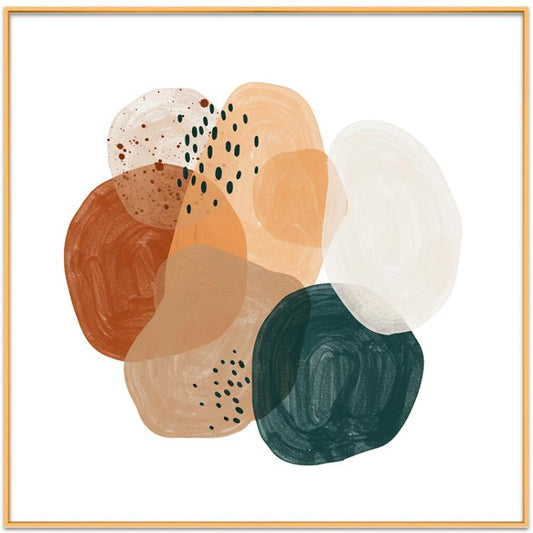 Peinture Décorative Aquarelle avec Cadre en Alliage d'Aluminium Impression sur Demande, 15x20cm, 20x20cm, 30x30cm, 40x40cm, 50x50cm, 60x60cm, 70x70cm, 80x80cm, 90x90cm