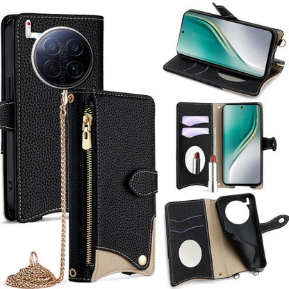 Crossbody Chain Fishtail Litchi Leather Phone Case, For Tecno Pova Slim, For Tecno Pova 7 Pro 5G, For Tecno Pova 7 5G, For Tecno Spark 40 Pro+ 4G, For Tecno Spark 40 Pro 4G, For Tecno Camon 40 Premier, For Tecno Spark 30 5G / Pova 6 Neo 5G             ...