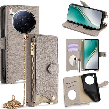 Crossbody Chain Fishtail Litchi Leather Phone Case, For Tecno Pova Slim, For Tecno Pova 7 Pro 5G, For Tecno Pova 7 5G, For Tecno Spark 40 Pro+ 4G, For Tecno Spark 40 Pro 4G, For Tecno Camon 40 Premier, For Tecno Spark 30 5G / Pova 6 Neo 5G             ...