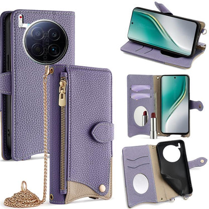 Crossbody Chain Fishtail Litchi Leather Phone Case, For Tecno Pova Slim, For Tecno Pova 7 Pro 5G, For Tecno Pova 7 5G, For Tecno Spark 40 Pro+ 4G, For Tecno Spark 40 Pro 4G, For Tecno Camon 40 Premier, For Tecno Spark 30 5G / Pova 6 Neo 5G             ...