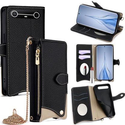 Crossbody Chain Fishtail Litchi Leather Phone Case, For Tecno Pova Slim, For Tecno Pova 7 Pro 5G, For Tecno Pova 7 5G, For Tecno Spark 40 Pro+ 4G, For Tecno Spark 40 Pro 4G, For Tecno Camon 40 Premier, For Tecno Spark 30 5G / Pova 6 Neo 5G             ...