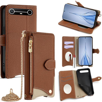 Crossbody Chain Fishtail Litchi Leather Phone Case, For Tecno Pova Slim, For Tecno Pova 7 Pro 5G, For Tecno Pova 7 5G, For Tecno Spark 40 Pro+ 4G, For Tecno Spark 40 Pro 4G, For Tecno Camon 40 Premier, For Tecno Spark 30 5G / Pova 6 Neo 5G             ...