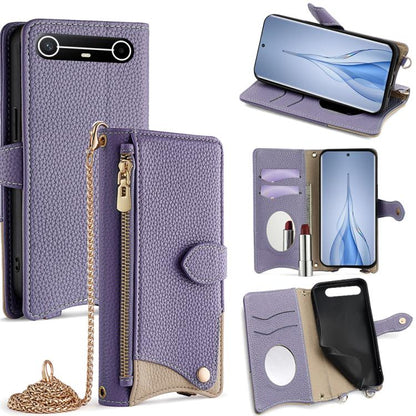 Crossbody Chain Fishtail Litchi Leather Phone Case, For Tecno Pova Slim, For Tecno Pova 7 Pro 5G, For Tecno Pova 7 5G, For Tecno Spark 40 Pro+ 4G, For Tecno Spark 40 Pro 4G, For Tecno Camon 40 Premier, For Tecno Spark 30 5G / Pova 6 Neo 5G             ...