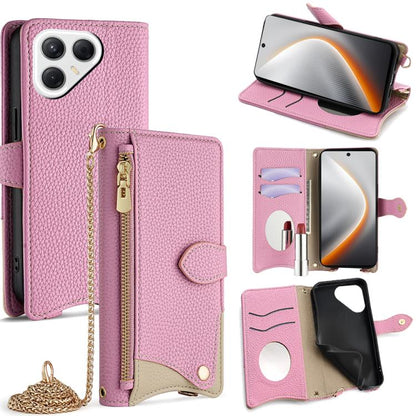 Crossbody Chain Fishtail Litchi Leather Phone Case, For Tecno Pova Slim, For Tecno Pova 7 Pro 5G, For Tecno Pova 7 5G, For Tecno Spark 40 Pro+ 4G, For Tecno Spark 40 Pro 4G, For Tecno Camon 40 Premier, For Tecno Spark 30 5G / Pova 6 Neo 5G             ...