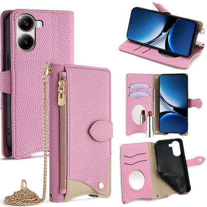 Crossbody Chain Fishtail Litchi Leather Phone Case, For Redmi K90, For Redmi K90 Pro Max, For Redmi 15C 5G / 4G EU 173mm / Poco C85 5G, For Redmi 15C 5G / 4G Global 171mm / Poco C85 4G, For Redmi K80 Ultra, For Redmi A5 4G 171.7mm, For Redmi Note 14S 4...