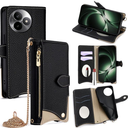 Crossbody Chain Fishtail Litchi Leather Phone Case, For Redmi K90, For Redmi K90 Pro Max, For Redmi 15C 5G / 4G EU 173mm / Poco C85 5G, For Redmi 15C 5G / 4G Global 171mm / Poco C85 4G, For Redmi K80 Ultra, For Redmi A5 4G 171.7mm, For Redmi Note 14S 4...