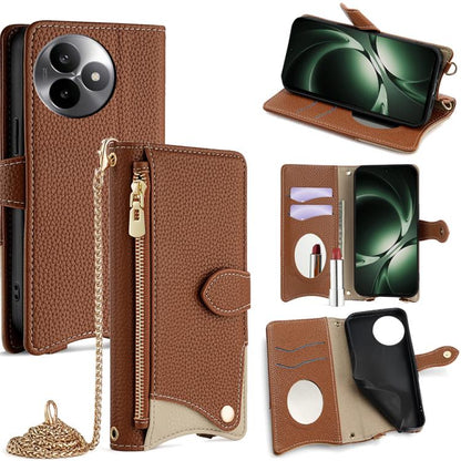 Crossbody Chain Fishtail Litchi Leather Phone Case, For Redmi K90, For Redmi K90 Pro Max, For Redmi 15C 5G / 4G EU 173mm / Poco C85 5G, For Redmi 15C 5G / 4G Global 171mm / Poco C85 4G, For Redmi K80 Ultra, For Redmi A5 4G 171.7mm, For Redmi Note 14S 4...