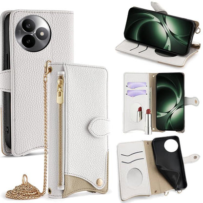 Crossbody Chain Fishtail Litchi Leather Phone Case, For Redmi K90, For Redmi K90 Pro Max, For Redmi 15C 5G / 4G EU 173mm / Poco C85 5G, For Redmi 15C 5G / 4G Global 171mm / Poco C85 4G, For Redmi K80 Ultra, For Redmi A5 4G 171.7mm, For Redmi Note 14S 4...