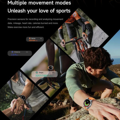 HD300 1.43 inch AMOLED Screen Dual Straps Sports Smart Watch Supports Blood Oxygen Detection