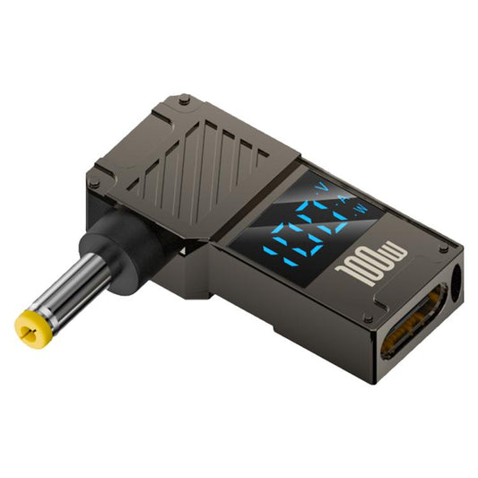 100W Computer Charging Digital Display Adapter, Type-C to DC4.0x1.7mm, Type-C to DC4.0x1.35mm, Type-C to DC4.0x1.7mm Center Groove, Type-C to DC3.0 x 1.1mm, Type-C to DC5.5x2.1mm, Type-C to DC6.0x0.6mm, Type-C to DC5.5x2.5mm, Type-C to DC5.5x1.7mm