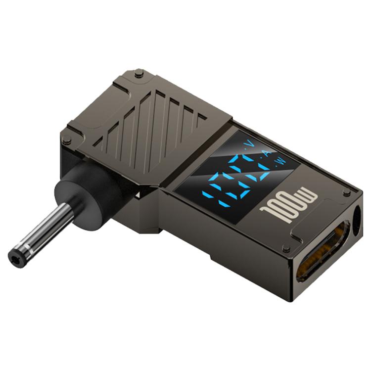 100W Computer Charging Digital Display Adapter, Type-C to DC4.0x1.7mm, Type-C to DC4.0x1.35mm, Type-C to DC4.0x1.7mm Center Groove, Type-C to DC3.0 x 1.1mm, Type-C to DC5.5x2.1mm, Type-C to DC6.0x0.6mm, Type-C to DC5.5x2.5mm, Type-C to DC5.5x1.7mm     ...