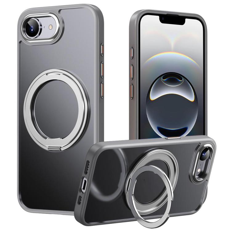 Frosted 360 Degree MagSafe Magnetic Holder Phone Case, For iPhone 18 Pro, For iPhone 18 Pro Max, For iPhone 17e / 16e, For iPhone 17 Pro Max, For iPhone 17 Pro, For iPhone 17, For iPhone Air