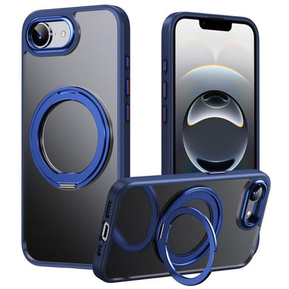 Frosted 360 Degree MagSafe Magnetic Holder Phone Case, For iPhone 18 Pro, For iPhone 18 Pro Max, For iPhone 17e / 16e, For iPhone 17 Pro Max, For iPhone 17 Pro, For iPhone 17, For iPhone Air