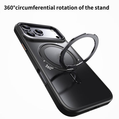 Frosted 360 Degree MagSafe Magnetic Holder Phone Case, For iPhone 18 Pro, For iPhone 18 Pro Max, For iPhone 17e / 16e, For iPhone 17 Pro Max, For iPhone 17 Pro, For iPhone 17, For iPhone Air