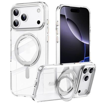 Frosted 360 Degree MagSafe Magnetic Holder Phone Case, For iPhone 18 Pro, For iPhone 18 Pro Max, For iPhone 17e / 16e, For iPhone 17 Pro Max, For iPhone 17 Pro, For iPhone 17, For iPhone Air