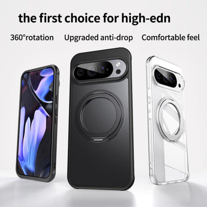 Frosted 360 Degree MagSafe Magnetic Holder Phone Case, For Google Pixel 11 Pro XL, For Google Pixel 11 / 11 Pro, For Google Pixel 10a, For Google Pixel 10 Pro XL, For Google Pixel 10 / 10 Pro, For Google Pixel 9a