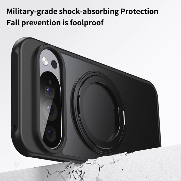Frosted 360 Degree MagSafe Magnetic Holder Phone Case, For Google Pixel 11 Pro XL, For Google Pixel 11 / 11 Pro, For Google Pixel 10a, For Google Pixel 10 Pro XL, For Google Pixel 10 / 10 Pro, For Google Pixel 9a