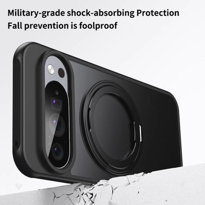 Frosted 360 Degree MagSafe Magnetic Holder Phone Case, For Google Pixel 11 Pro XL, For Google Pixel 11 / 11 Pro, For Google Pixel 10a, For Google Pixel 10 Pro XL, For Google Pixel 10 / 10 Pro, For Google Pixel 9a
