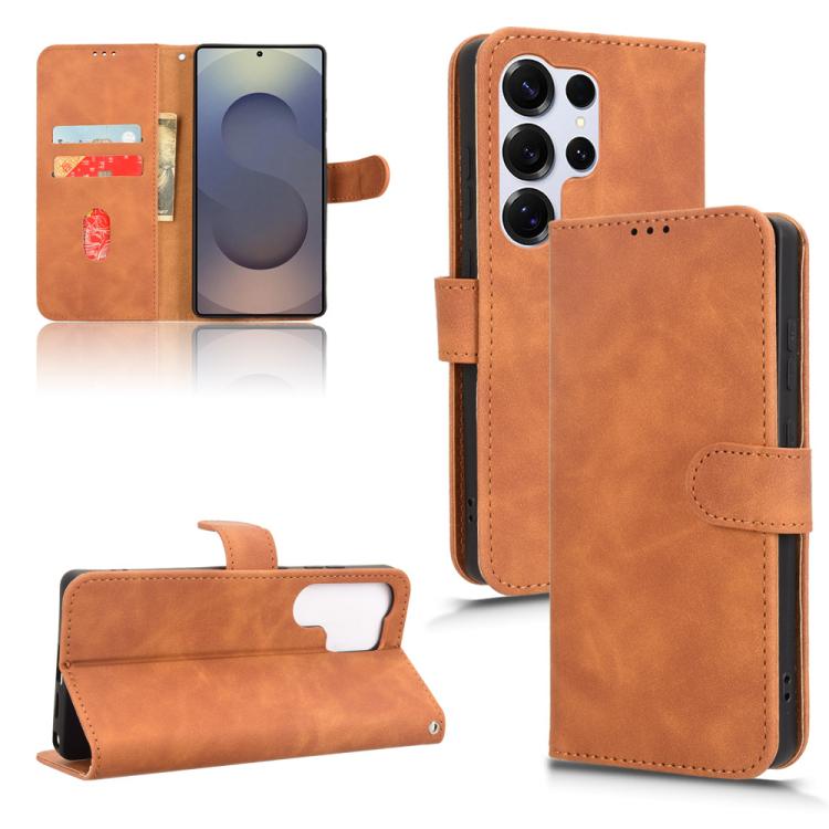 Skin Feel Magnetic Flip Leather Phone Case, For Samsung Galaxy S26+ 5G, For Samsung Galaxy S26 5G, For Samsung Galaxy S25 FE 5G, For Samsung Galaxy M36 5G, For Samsung Galaxy S25 Edge 5G, For Samsung Galaxy S25 5G, For Samsung Galaxy S25+ 5G           ...