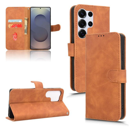 Skin Feel Magnetic Flip Leather Phone Case, For Samsung Galaxy S26+ 5G, For Samsung Galaxy S26 5G, For Samsung Galaxy S25 FE 5G, For Samsung Galaxy M36 5G, For Samsung Galaxy S25 Edge 5G, For Samsung Galaxy S25 5G, For Samsung Galaxy S25+ 5G           ...