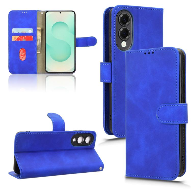 Skin Feel Magnetic Flip Leather Phone Case, For Samsung Galaxy S26+ 5G, For Samsung Galaxy S26 5G, For Samsung Galaxy S25 FE 5G, For Samsung Galaxy M36 5G, For Samsung Galaxy S25 Edge 5G, For Samsung Galaxy S25 5G, For Samsung Galaxy S25+ 5G           ...