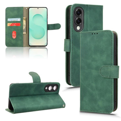 Skin Feel Magnetic Flip Leather Phone Case, For Samsung Galaxy S26+ 5G, For Samsung Galaxy S26 5G, For Samsung Galaxy S25 FE 5G, For Samsung Galaxy M36 5G, For Samsung Galaxy S25 Edge 5G, For Samsung Galaxy S25 5G, For Samsung Galaxy S25+ 5G           ...