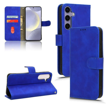 Skin Feel Magnetic Flip Leather Phone Case, For Samsung Galaxy S26+ 5G, For Samsung Galaxy S26 5G, For Samsung Galaxy S25 FE 5G, For Samsung Galaxy M36 5G, For Samsung Galaxy S25 Edge 5G, For Samsung Galaxy S25 5G, For Samsung Galaxy S25+ 5G           ...