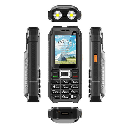 UNIWA M6000 Big Speaker Keypad Phone, 2.4 inch, Dual Flashlights, 21 Keys, SOS, FM, 4 SIM, GSM, EU Plug, US Plug, UK Plug, AU Plug
