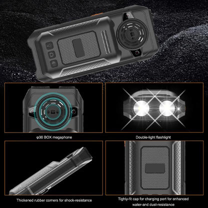 UNIWA M6000 Big Speaker Keypad Phone, 2.4 inch, Dual Flashlights, 21 Keys, SOS, FM, 4 SIM, GSM, EU Plug, US Plug, UK Plug, AU Plug