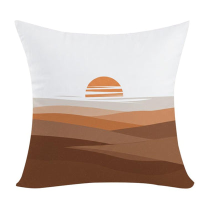 Sunset Printed Sofa Pillow Case No Core Print On Your Demand, 35x35cm, 40x40cm, 45x45cm, 50x50cm, 60x60cm