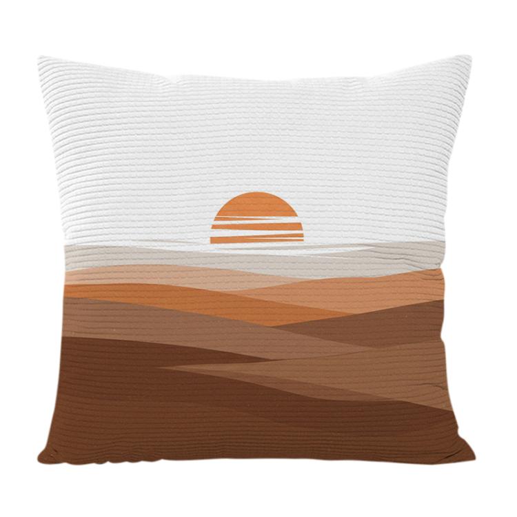 Sunset Printed Sofa Pillow Case No Core Print On Your Demand, 35x35cm, 40x40cm, 45x45cm, 50x50cm, 60x60cm