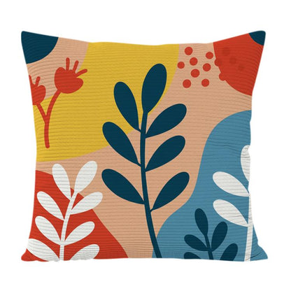 Colorful Branches Printed Sofa Pillow Case No Core Print On Your Demand, 35x35cm, 40x40cm, 45x45cm, 50x50cm, 60x60cm