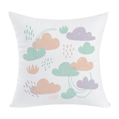 Clouds Printed Sofa Pillow With Core Print On Your Demand, 35x35cm, 40x40cm, 45x45cm, 50x50cm, 60x60cm