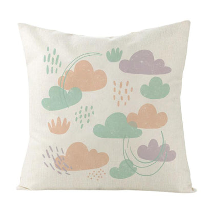 Clouds Printed Sofa Pillow With Core Print On Your Demand, 35x35cm, 40x40cm, 45x45cm, 50x50cm, 60x60cm