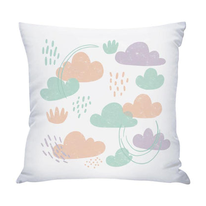 Clouds Printed Sofa Pillow With Core Print On Your Demand, 35x35cm, 40x40cm, 45x45cm, 50x50cm, 60x60cm