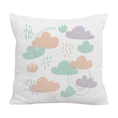Clouds Printed Sofa Pillow With Core Print On Your Demand, 35x35cm, 40x40cm, 45x45cm, 50x50cm, 60x60cm