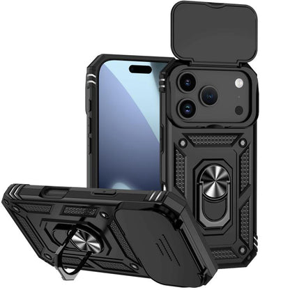 Sliding Camshield Holder Phone Case, For iPhone 18, For iPhone 18 Pro, For iPhone 18 Pro Max, For iPhone 17e / 16e, For iPhone 17 Pro Max, For iPhone 17 Pro, For iPhone 17, For iPhone Air